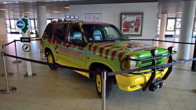 Jurassic Park movie prop auto