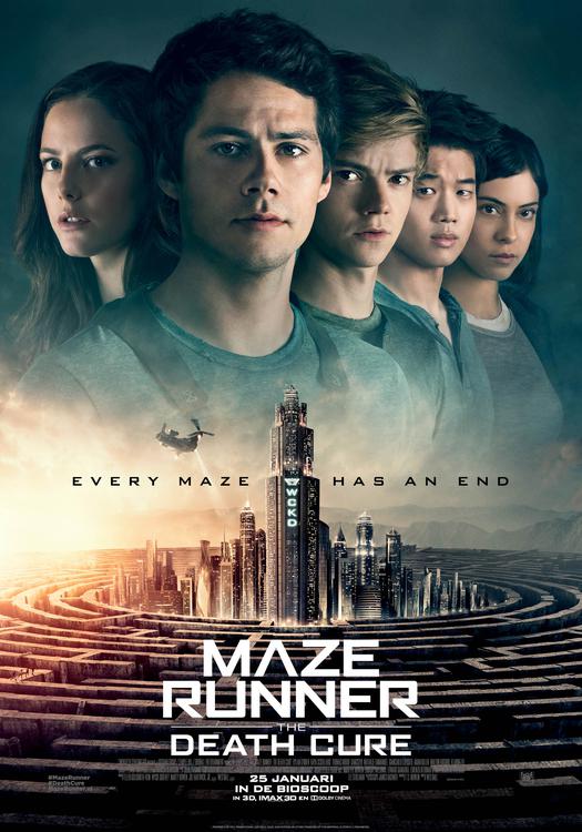 Maze Runner: The Death Cure winactie filmposter
