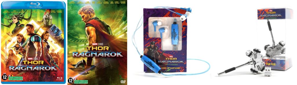 Thor: Ragnarok op DVD en Blu-Ray winactie prijzen