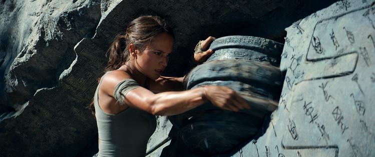 Tomb Raider op Blu-Ray en dvd puzzel