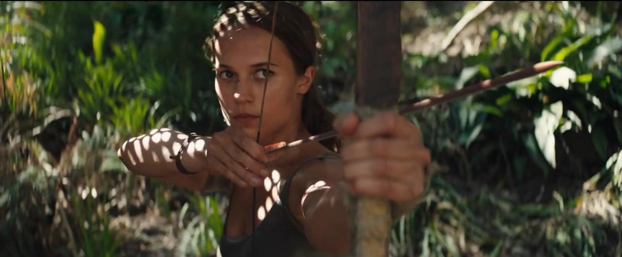 Tomb Raider op Blu-Ray en dvd Lara pijl en boog