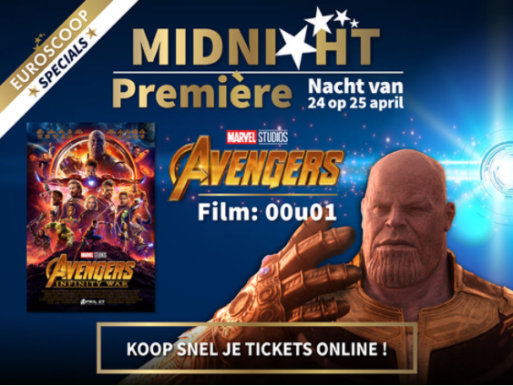 Nachtpremiere Avengers: Infinity War