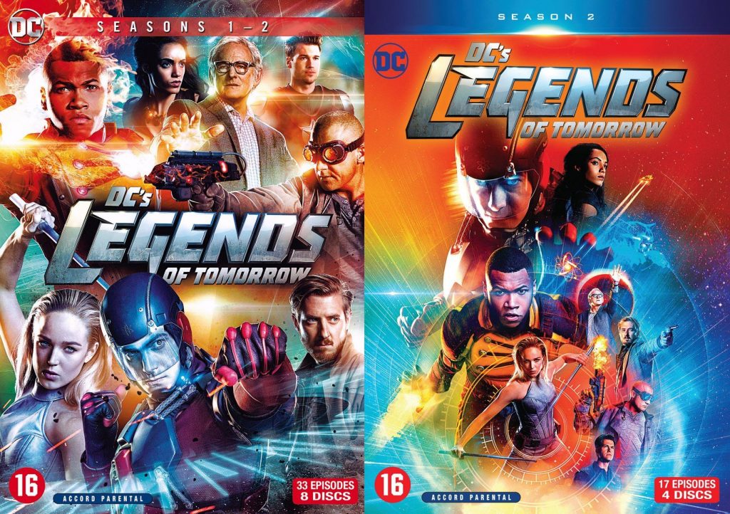 Legends of Tomorrow seizoen 1 en 2 dvd-winactie prijzen