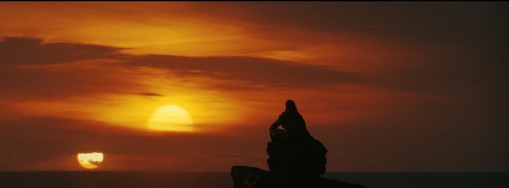 Luke Skywalker sunset