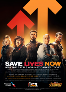 Modern Myths Nieuws 2018 - Week 17 Avengers Stand up To Cancer