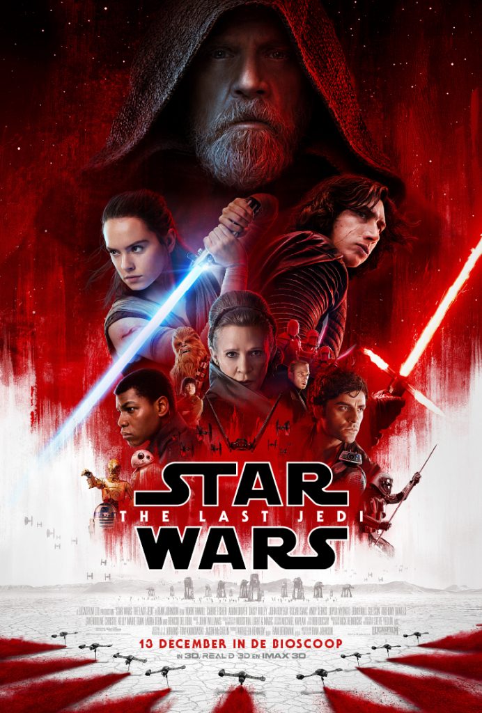 Star Wars: The Last Jedi blu-ray en dvd-winactie poster