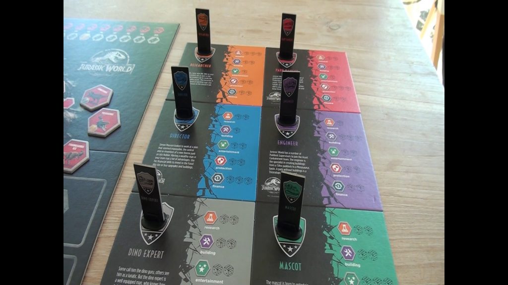 Jurassic World: het bordspel vaardigheden