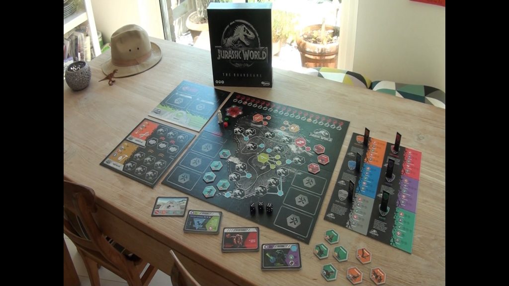 Jurassic World: het bordspel speelbord