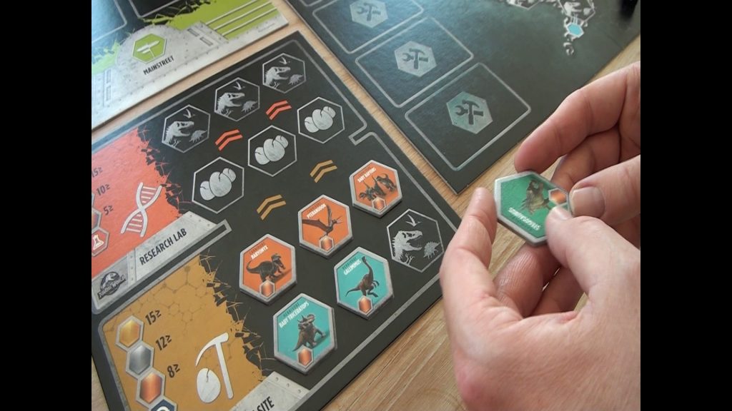 Jurassic World: het bordspel dino's