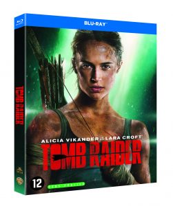 Tomb Raider op Blu-Ray en dvd packshot