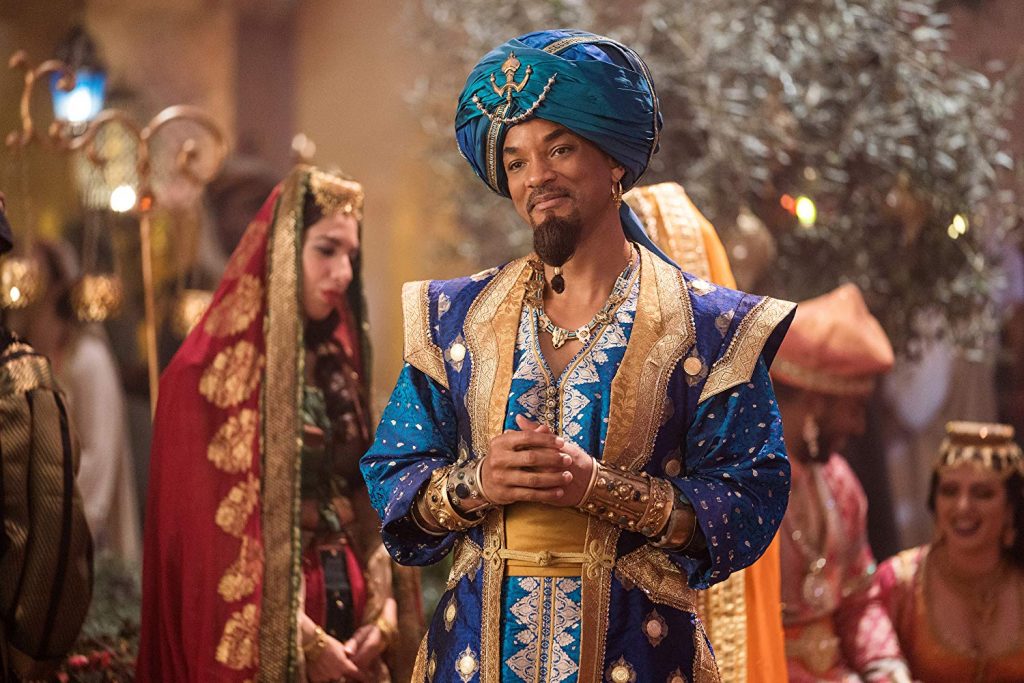 Aladdin Genie in menselijke gedaant