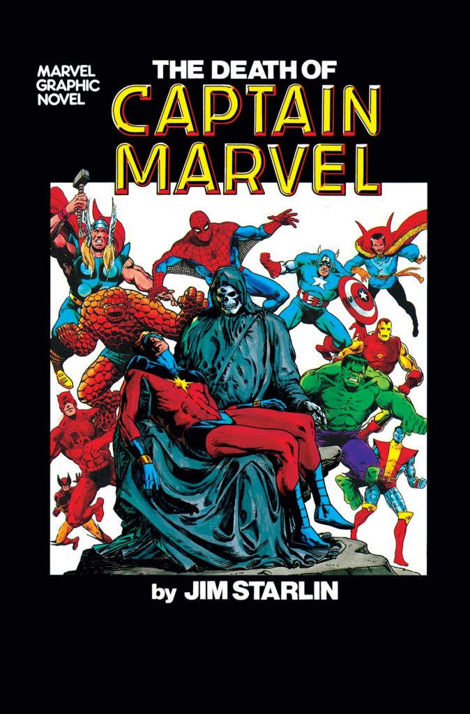 Death of Captain Marvel cover