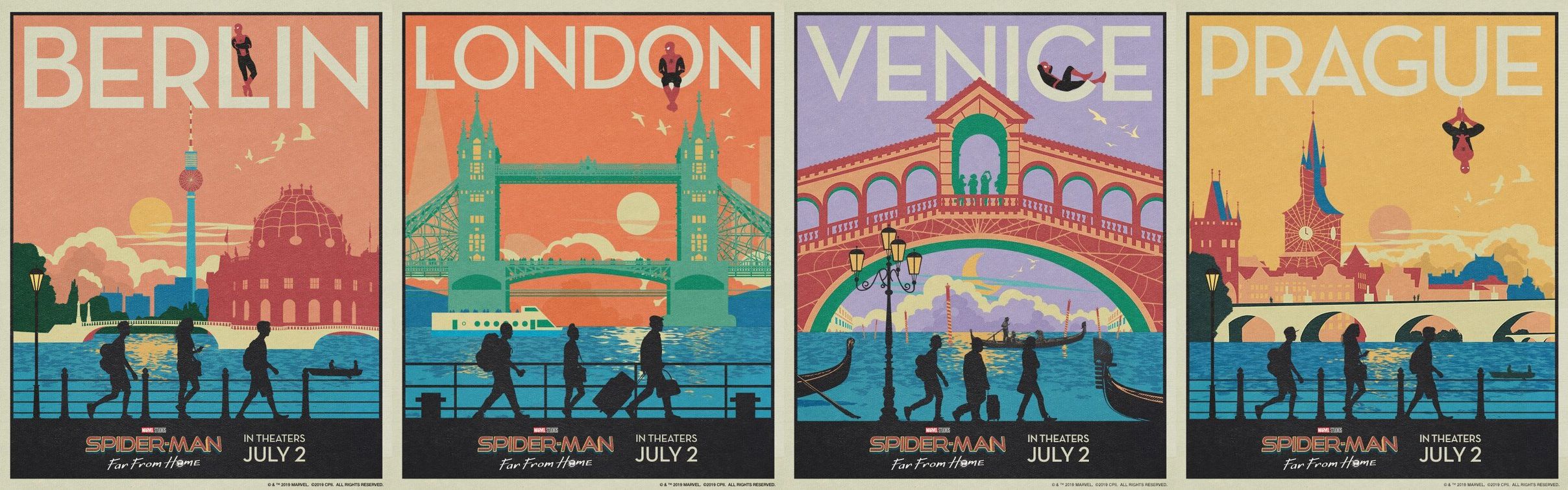 Spider-Man: Far From Home - Europa posters