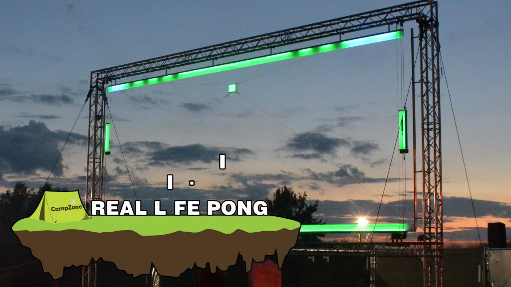 CampZone 2019 Real Life Pong