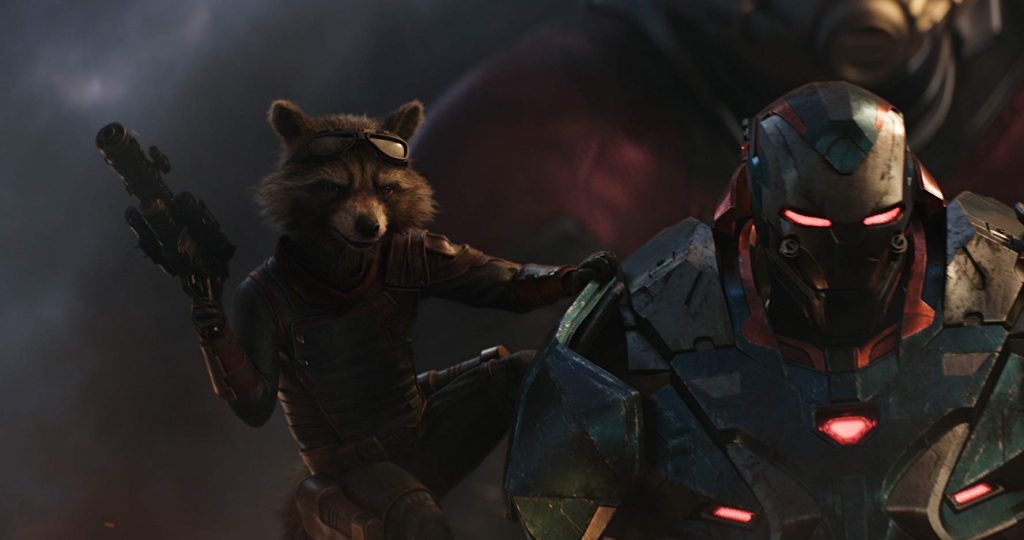 Avengers: Endgame - Rocket en War Machine