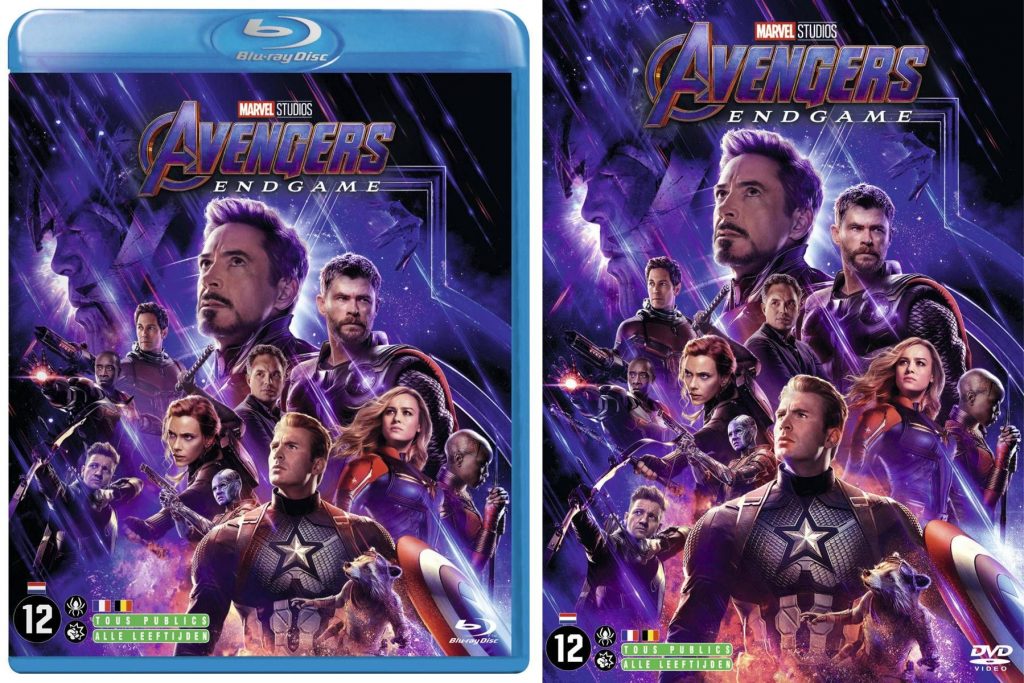 Avengers: Endgame blu-ray/dvd Winactie prijzen