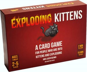 Castlefest 2019 Exploding Kittens spel