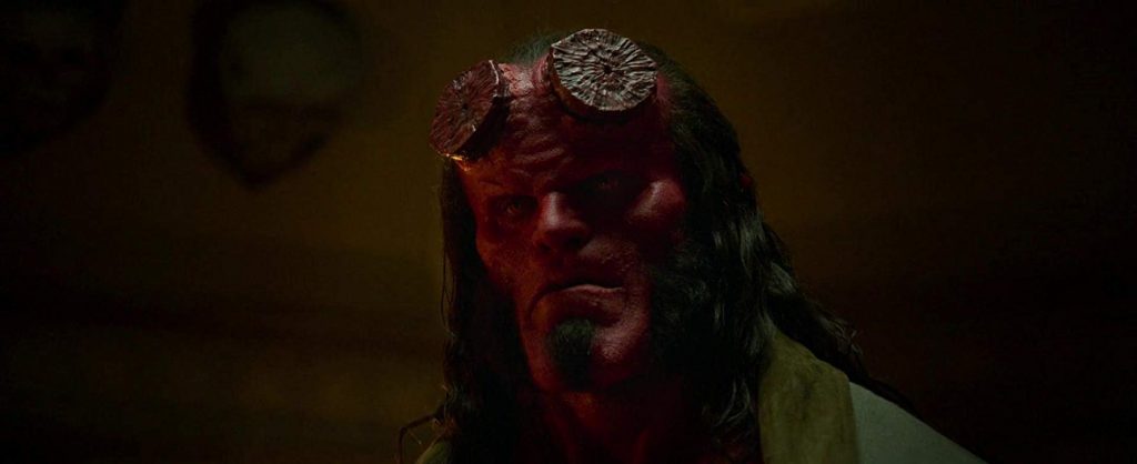 Hellboy close-up