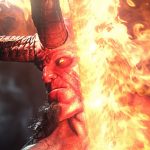Hellboy vlammend zwaard