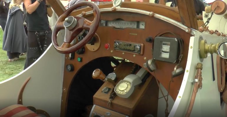Cock Zandvliet - Steampunk Hotrod dashboard