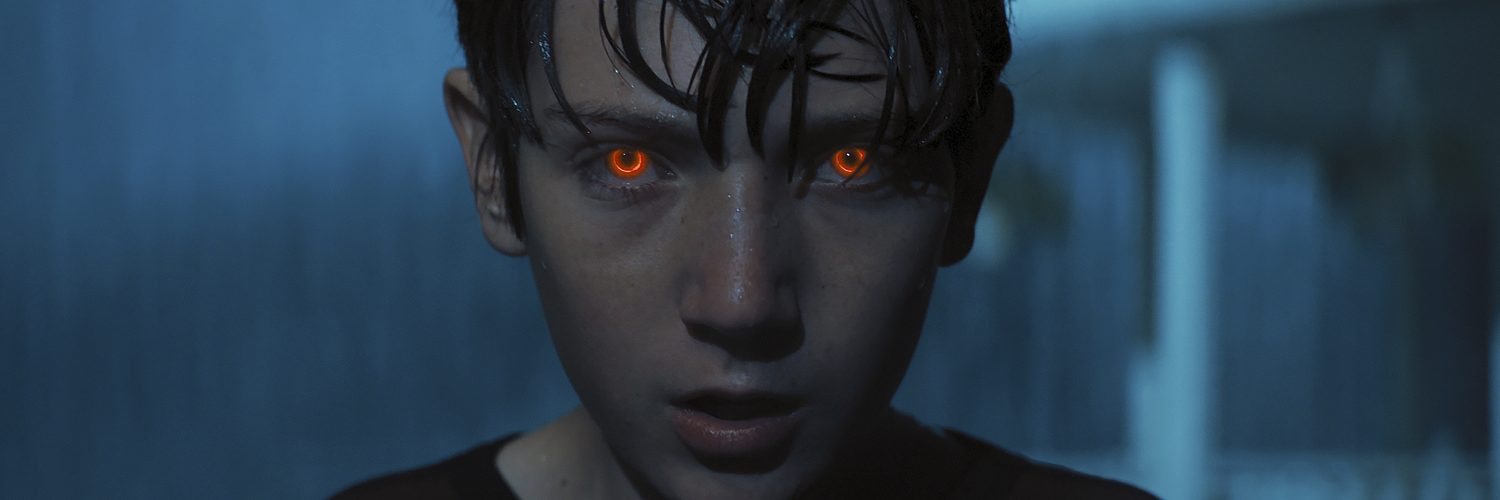 Brightburn blu-ray dvd - Brandon Breyer burning eyes