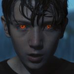 Brightburn blu-ray dvd - Brandon Breyer burning eyes