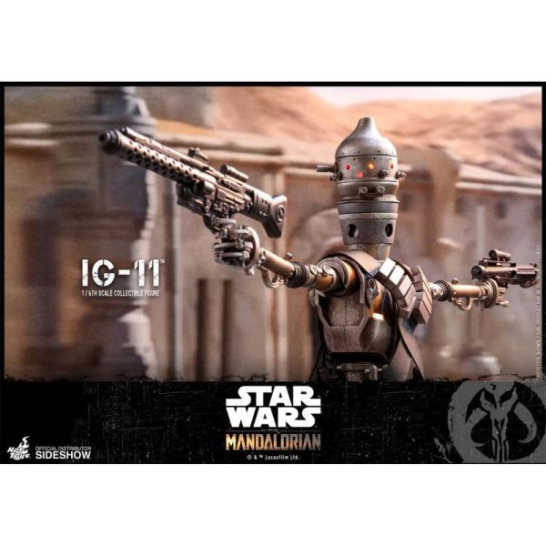 Star Wars The Mandalorian Hot Toys IG-11 36cm figuur detail 2