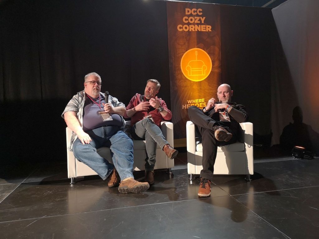 Dutch Comic Con 2019 Winter Edition Sfeerverslag - Cozy Corner panel Kurt Busiek en Carlos Pacheco