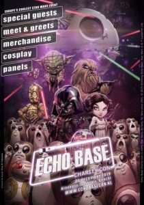 Modern Myths Nieuws 2019 Week 48 en 49 - Star Wars Echo Base Charity Con 2019 poster