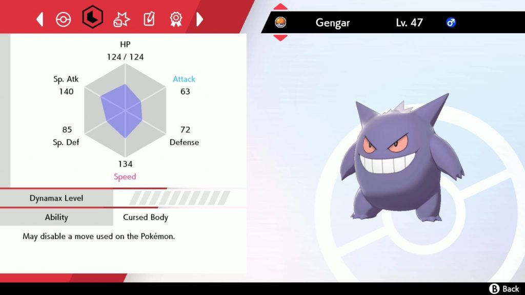 Pokémon Sword and Pokémon Shield - Gengar
