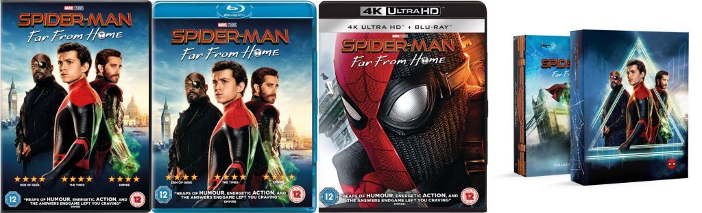 Spider-Man: Far From Home op blu-ray/dvd: dvd, blu-ray, 4K UHD en Zavvi.nl Steelbook