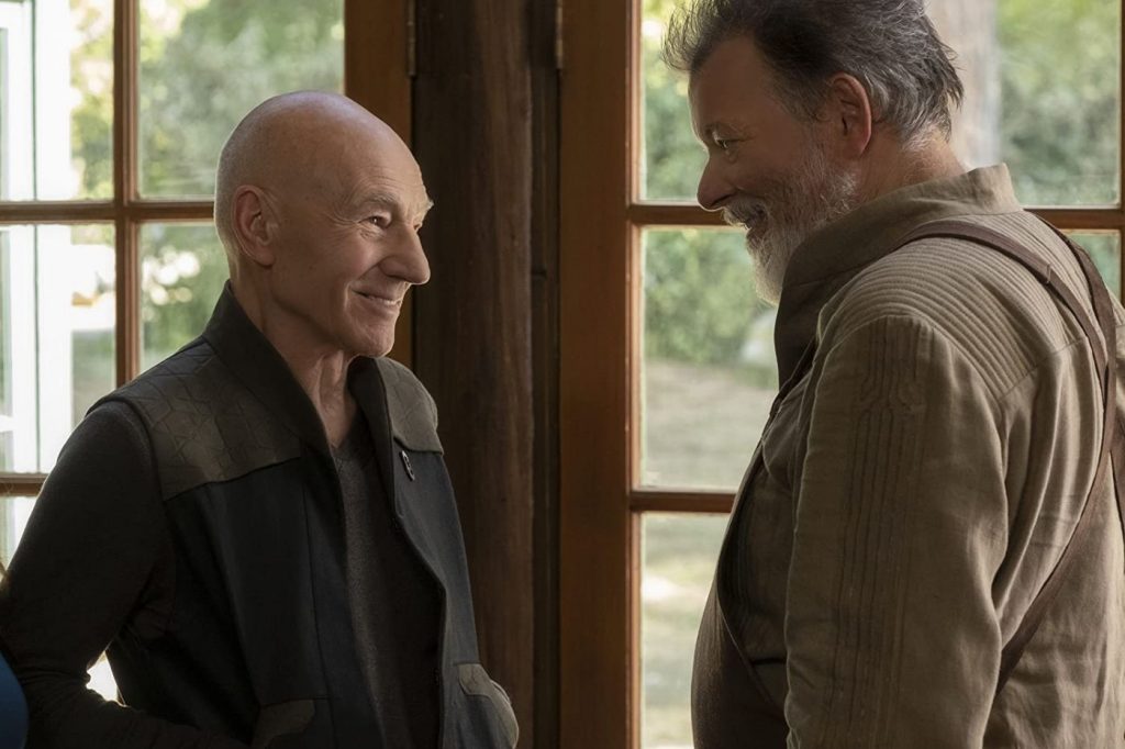 Patrick Stewart en Jonathan Frakes