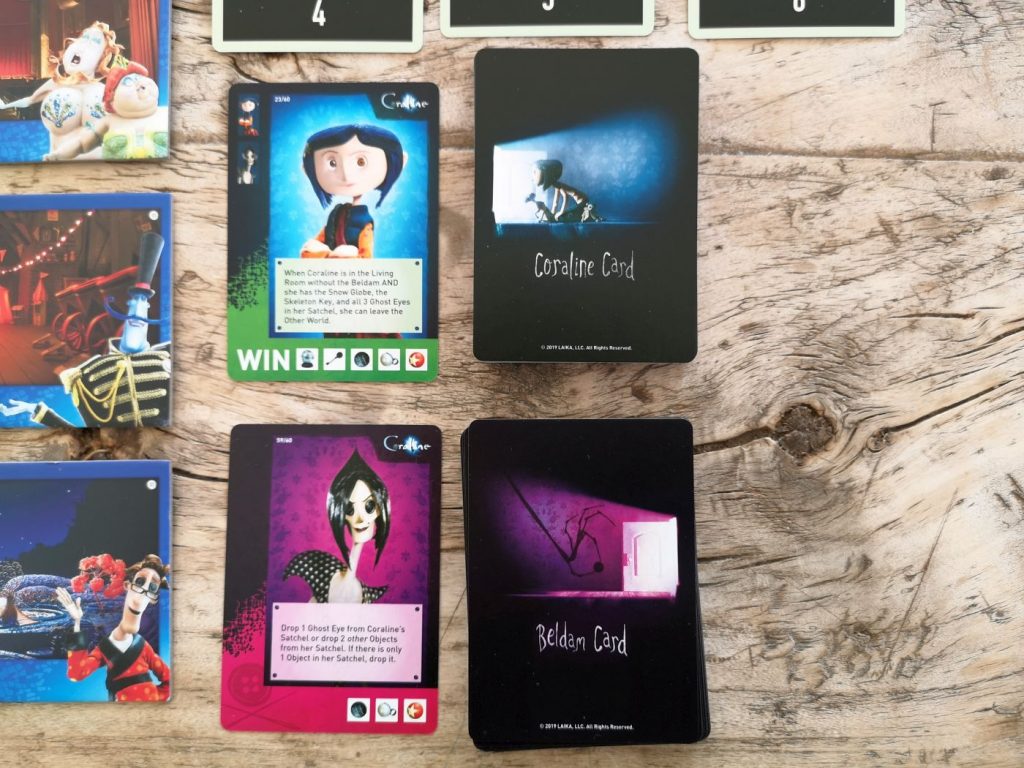 Coraline en Beldam kaarten