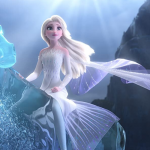 Frozen II blu-ray/dvd winactie - Elsa en de watergeest uitsnede