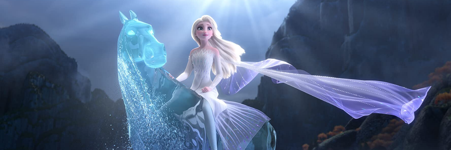 Frozen II blu-ray/dvd winactie - Elsa en de watergeest uitsnede
