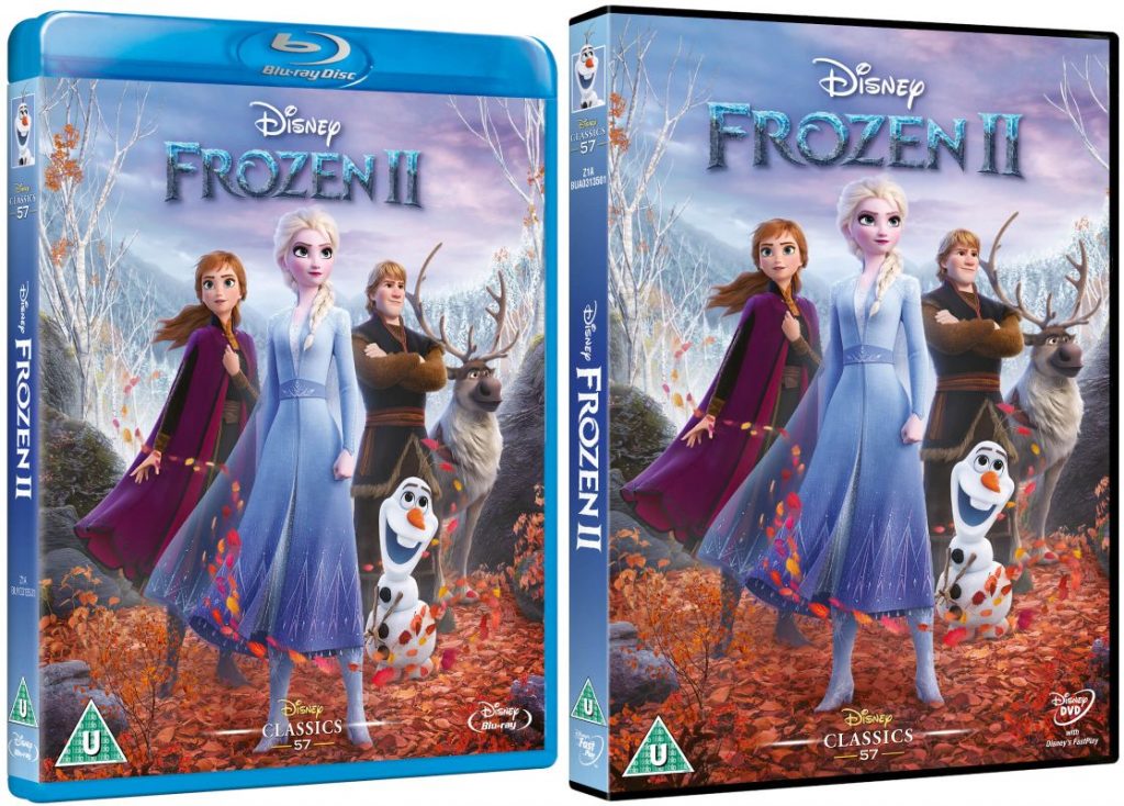 Frozen II blu-ray/dvd winactie - prijzen