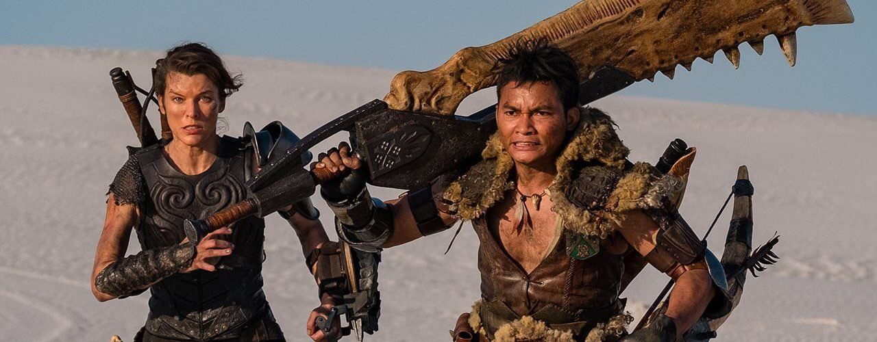 Modern Myths Nieuws 2020: Week 8-10 - Monster Hunter poster Milla Jovovich en Tony Jaa uitsnede