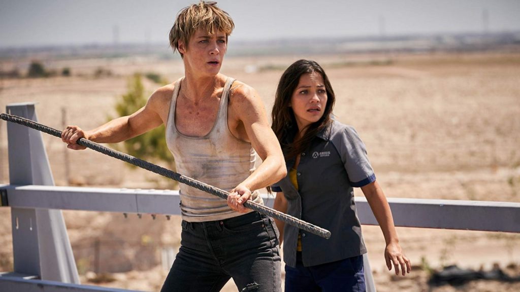 Terminator: Dark Fate blu-ray - Mackenzie Davies en Natalia Reyes