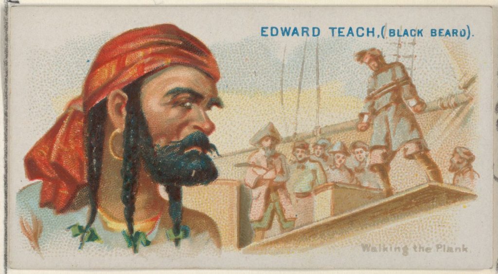 Zeemanslegendes - Edward Teach (Black Beard), Walking the Plank