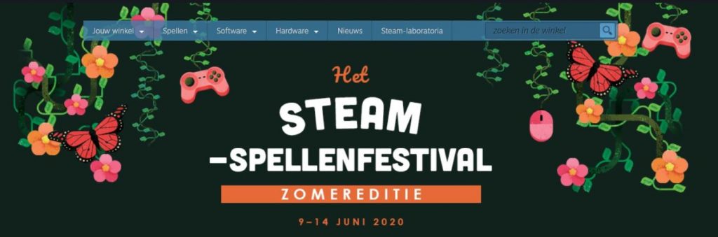 Steam Spellenfestival 2020