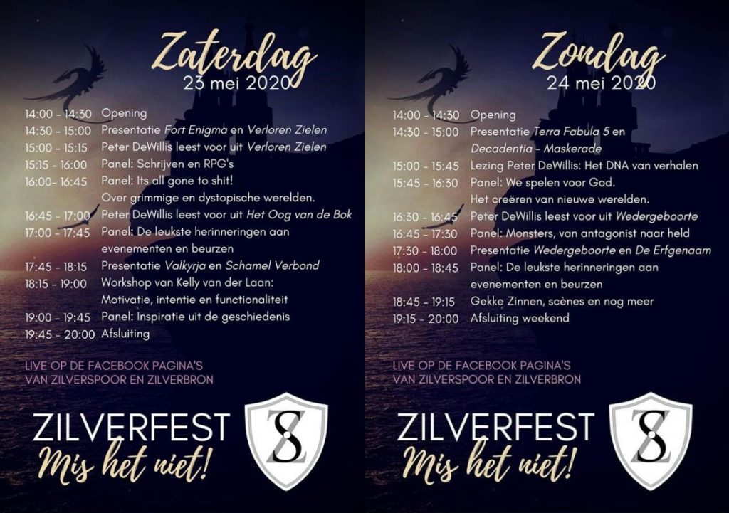 Zilverfest programma compleet