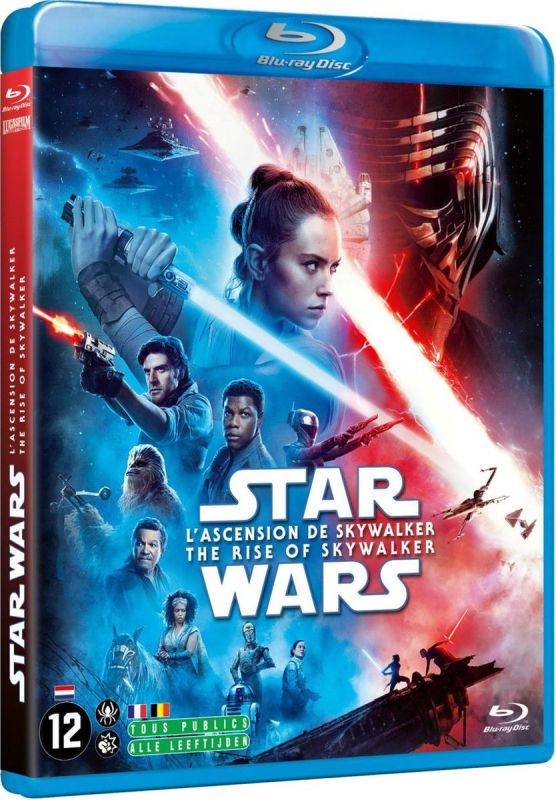 Star Wars The Rise of Skywalker blu-ray packshot