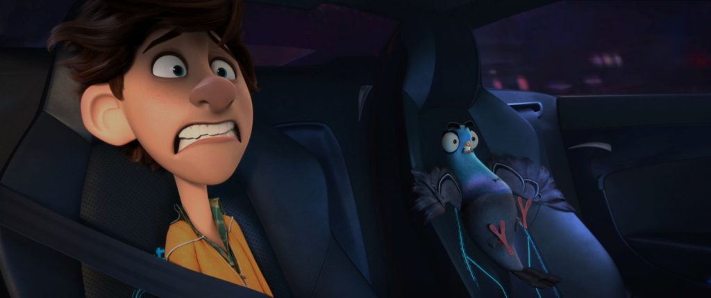 Spies in Disguise recensie - Walter en Lance duif