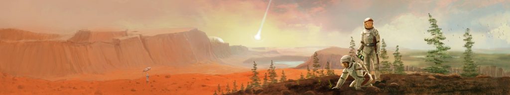 Terraforming Mars bordspel - banner