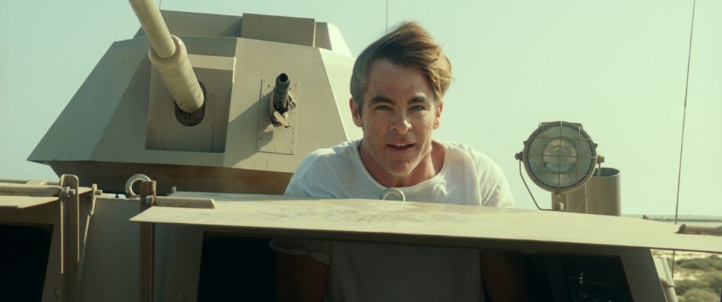 Steve Trevor in een tank