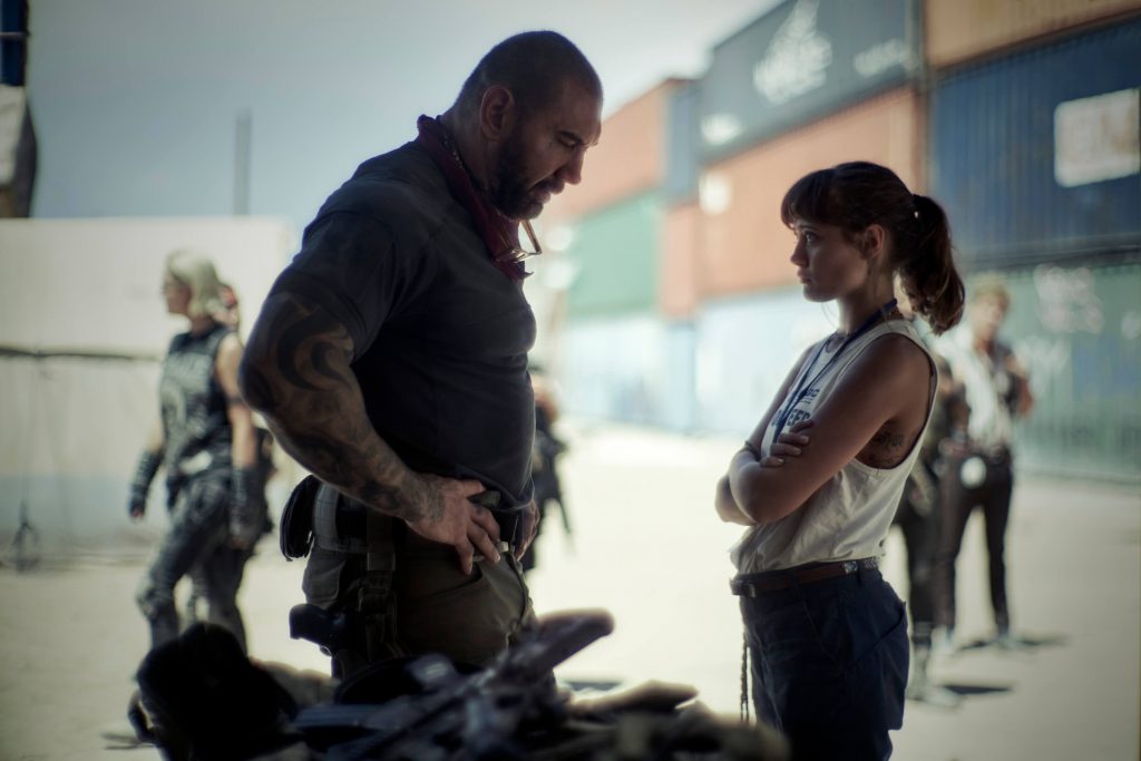 Dave Bautista als Scott Ward en Ella Purnell als Kate Ward