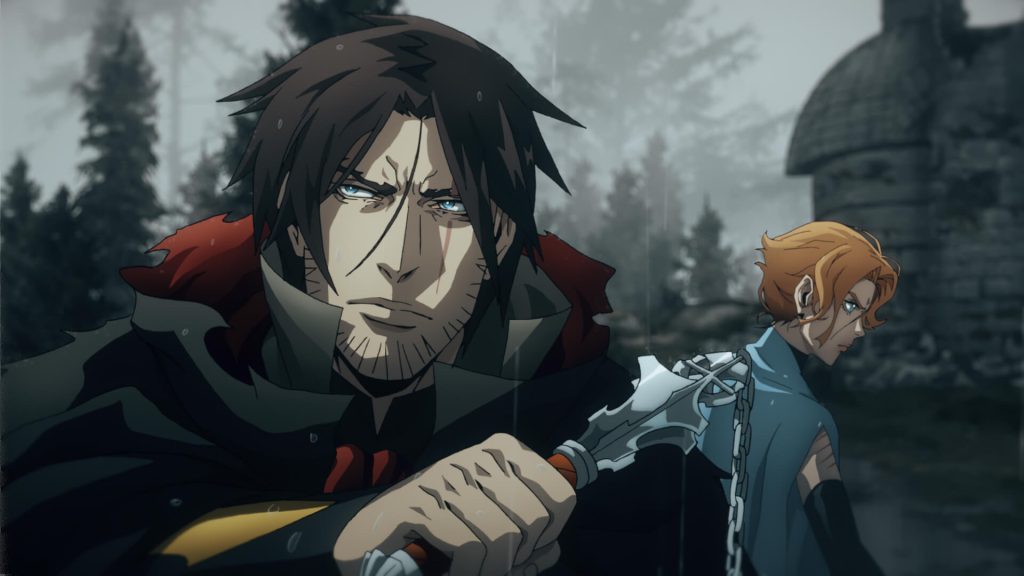 Modern Myths Nieuws 2021: Week 23 - 24: Castlevania op Netflix - Trevor Belmont en Sypha