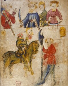 Heer Gawain en de Groene Ridder – Sir Gawain and the Green Knight - eind 14e eeuw - Wikipedia public domain