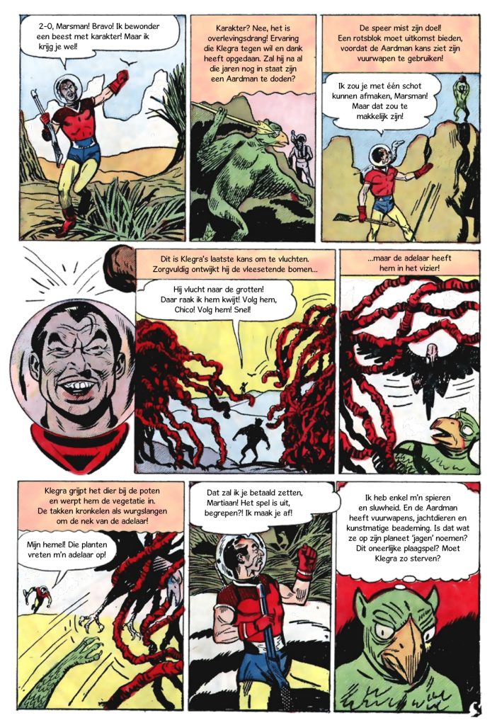 Run Martian, Run - Science Fiction Comics