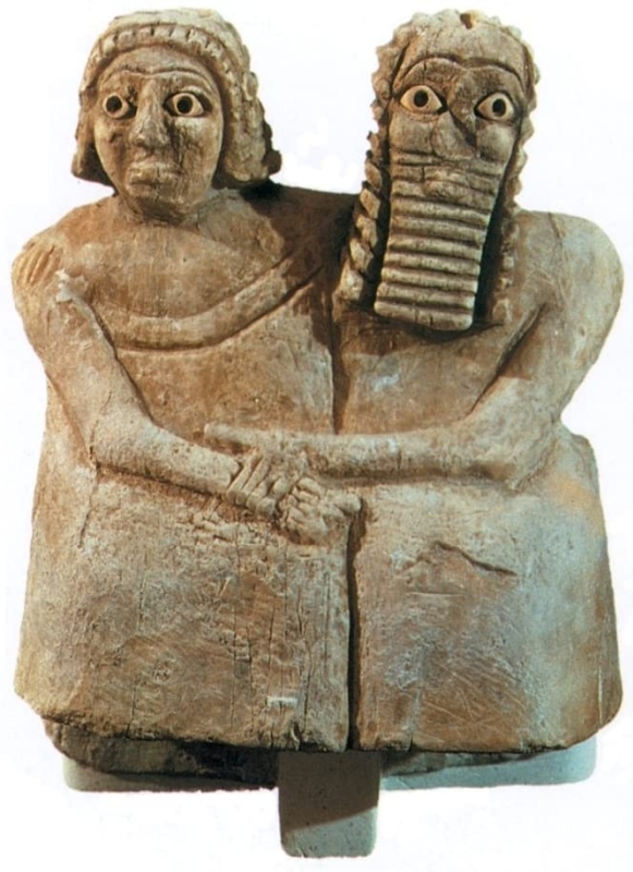 Het epos van Gilgamesh - Utnapishtim en zijn vrouw